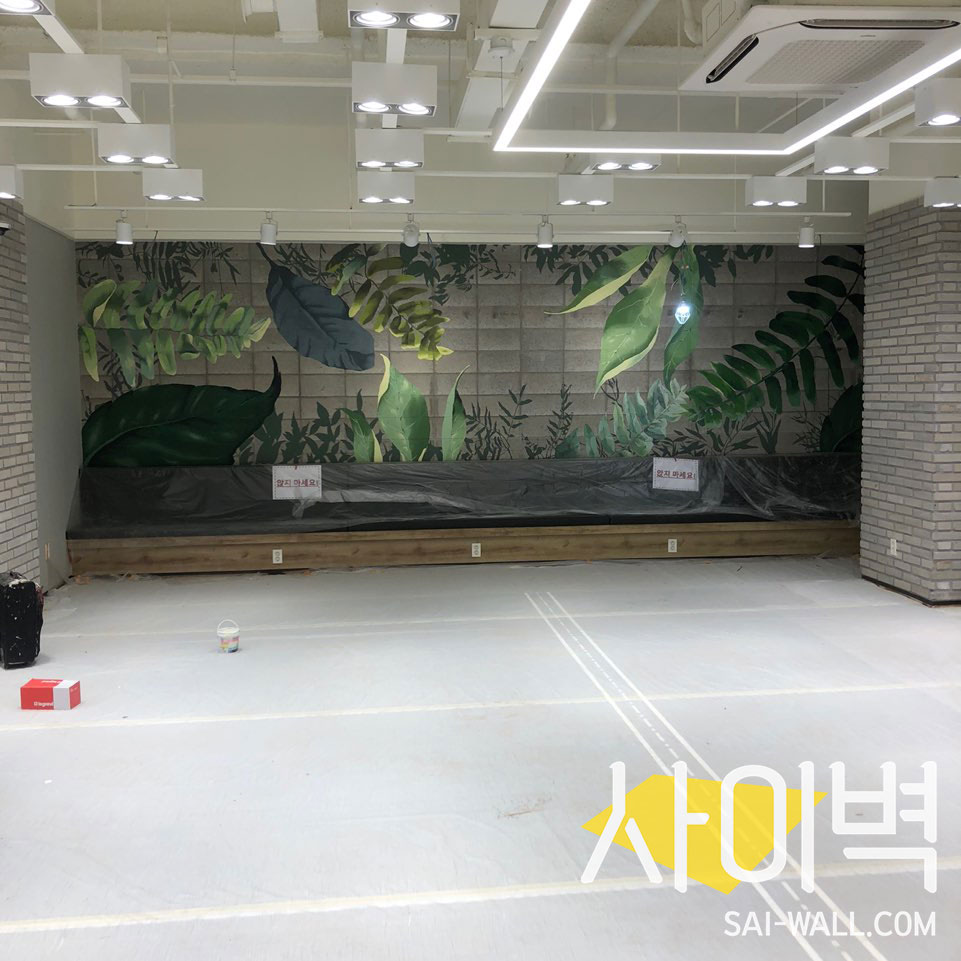 메콩타이 벽화 벽화 시공